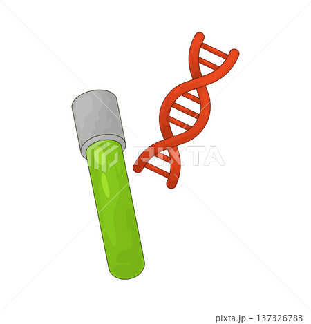 Illustration of DNA Swab Illustration of DNA Swab 137326783