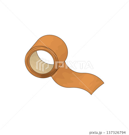 Illustration of Packaging Tape 137326794