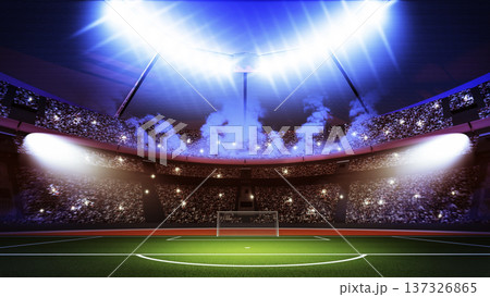 Soccer stadium  137326865