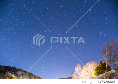 万座温泉で見た北極星 137326882