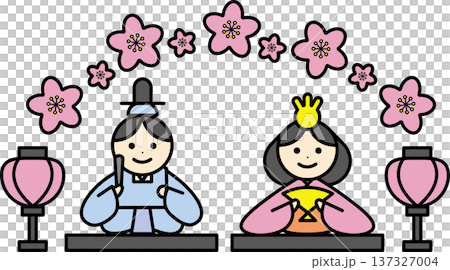 ひな祭りのイラスト ひな祭りのイラスト 137327004