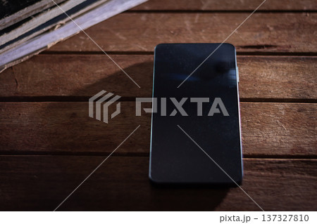 Silent phone showing loneliness and lack of communication. 137327810