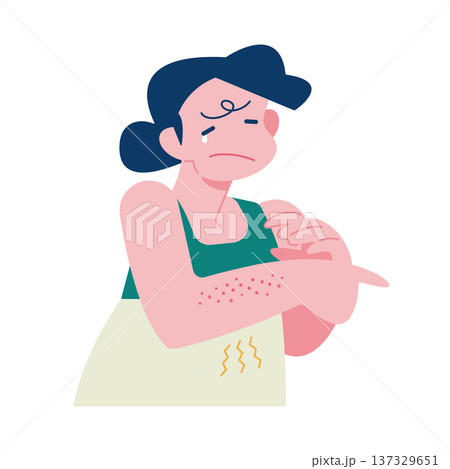 湿疹 蕁麻疹 ストレスや紫外線のダメージで肌が荒れてる人 湿疹 蕁麻疹 ストレスや紫外線のダメージで肌が荒れてる人 137329651