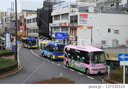 片町線 住道駅北側のバス乗り場 片町線 住道駅北側のバス乗り場 137330329