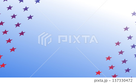 American stars background. Patriotic USA design with stars on blue field for national holidays, election banners, political design, and patriotic promotions. 137330472
