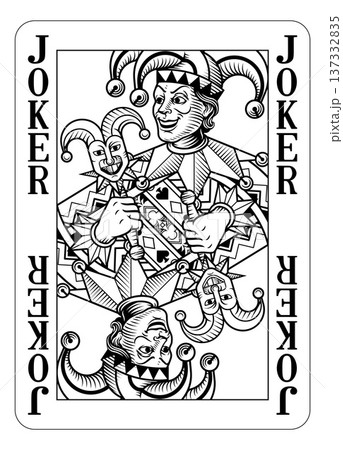 Joker Card Design from Deck of Playing Cards Joker Card Design from Deck of Playing Cards 137332835