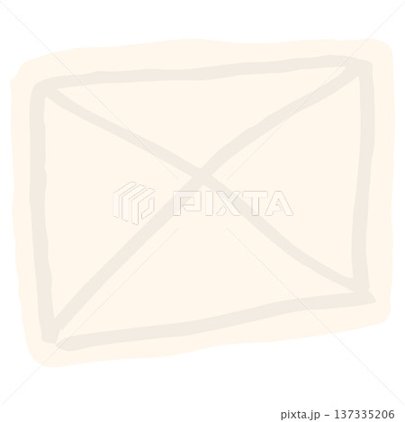 12月の園だよりに使いやすい シンプル手書き素材シリーズ｜雑巾 137335206