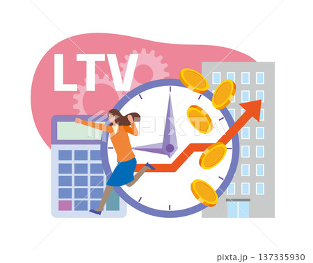 LTVのイメージイラスト 137335930