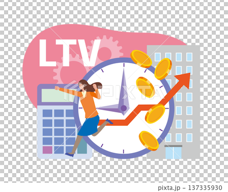 LTVのイメージイラスト 137335930
