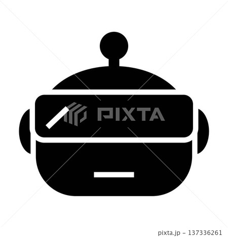 Solid black robot bot head vector illustration cute minimal ai chatbot face mascot icon for app ui Solid black robot bot head vector illustration cute minimal ai chatbot face mascot icon for app ui 137336261