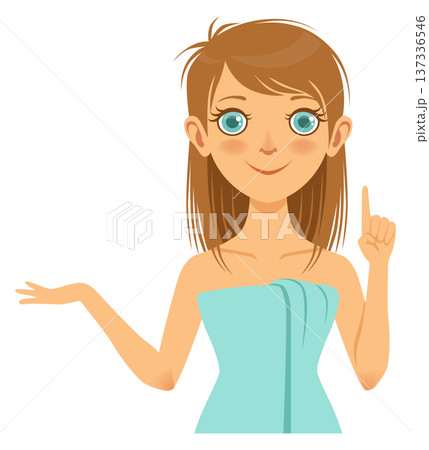 Dirty hair head character. Female beauty care Dirty hair head character. Female beauty care 137336546