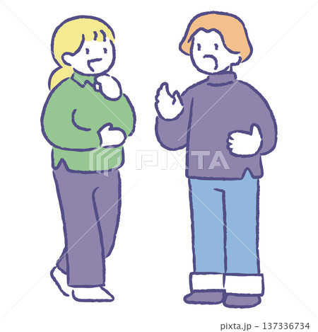 話し合う人々 137336734