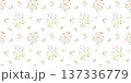 Seamless pattern with small flowers. Watercolour repeating hand drawn background with tiny nature elements 137336779