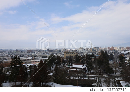 鶴ヶ城からの景色【福島・会津若松】 鶴ヶ城からの景色【福島・会津若松】 137337712