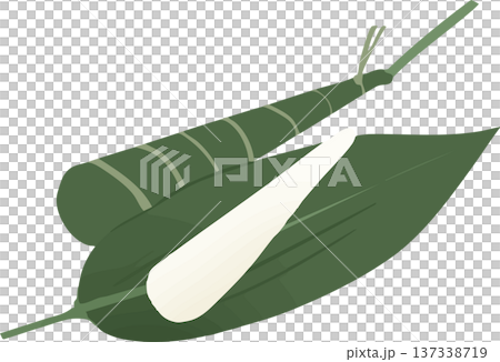 Vector illustration of chimaki, Japanese sweets for Boys' Day 137338719