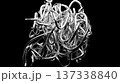 Abstract 3d fibers. Computer generated 137338840