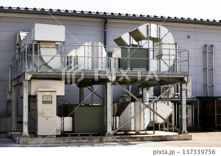 食品工場　陽圧換気装置ダクト 137339756