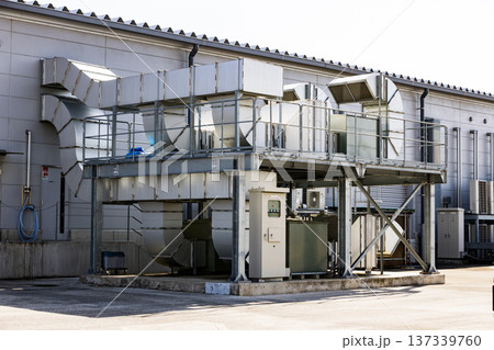 食品工場　陽圧換気装置ダクト 137339760