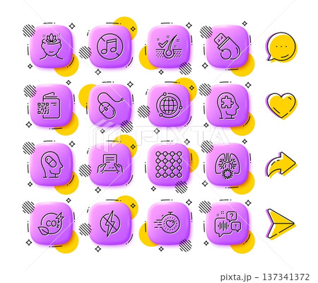 Flash memory, Timer and Anti-dandruff flakes line icons. App 3d buttons. Social media comment, share, like icons. Pack of Mental conundrum, Receive file, Antistatic icon. Vector Flash memory, Timer and Anti-dandruff flakes line icons. App 3d buttons. Social media comment, share, like icons. Pack of Mental conundrum, Receive file, Antistatic icon. Vector 137341372