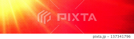 Red panorama abstract background for Banner, Poster, celebration, event and various design works 137341796