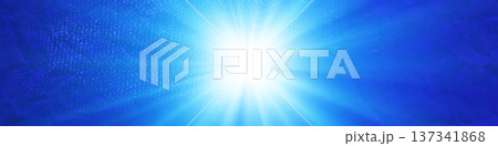 Blue panorama abstract background for Banner, Poster, celebration, event and various design works 137341868