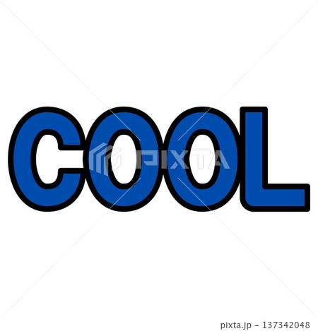 太字でシンプルな「COOL」の英単語・テキスト素材 太字でシンプルな「COOL」の英単語・テキスト素材 137342048