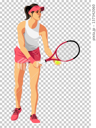 Women's tennis player 137342060