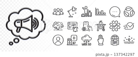 Airport transfer, Refrigerator app and Table lamp line icons for web app. Glare of light effect. Message icon. Pack of Internet notification, Checkbox, Three fingers pictogram icons. Vector 137342297