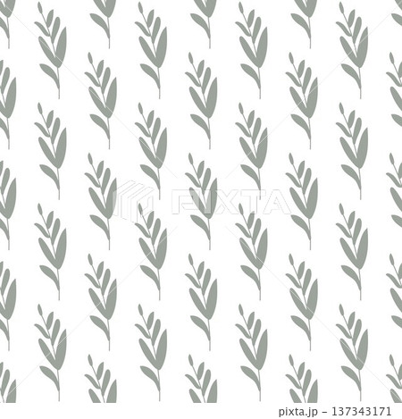 seamless botanical simple pattern with grey plants. seamless botanical simple pattern with grey plants. 137343171