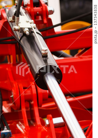 Hydraulic mechanism on modern machine 137343838