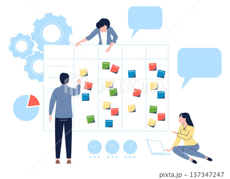 Scrum board integration. Work task organization framework Scrum board integration. Work task organization framework 137347247