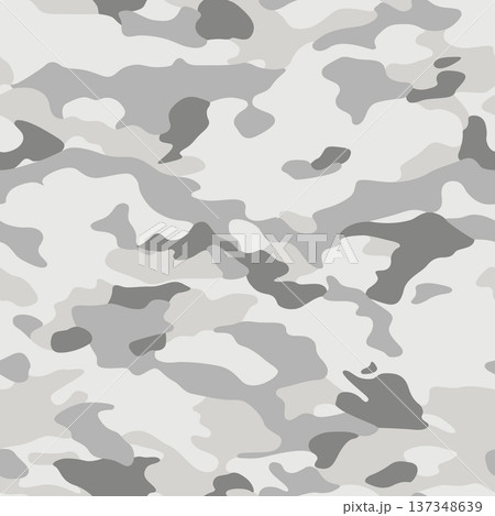 Camouflage texture seamless pattern. Abstract modern military camo ornament 137348639