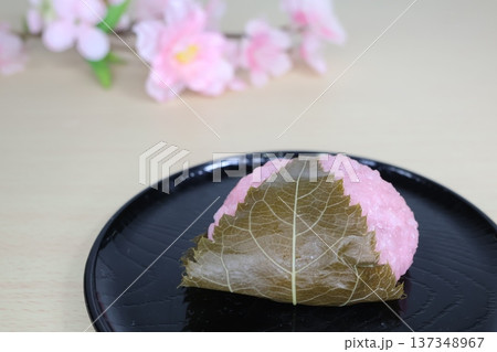 和菓子、桜餅 和菓子、桜餅 137348967