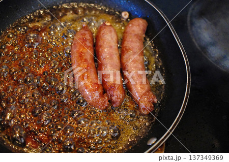 Traditional Catalan Sweet Butifarra Sausage Traditional Catalan Sweet Butifarra Sausage 137349369