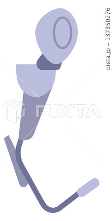Prosthetic blade. Bionic leg. Artificial body part Prosthetic blade. Bionic leg. Artificial body part 137350276