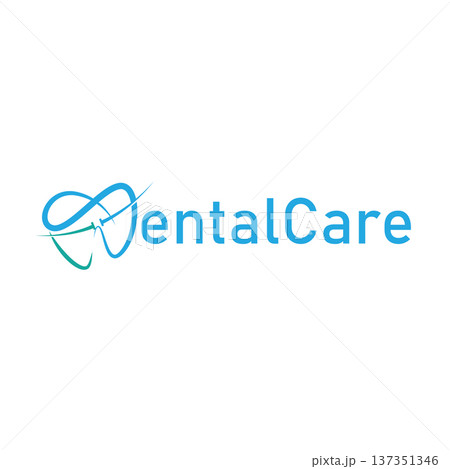 Elegant Smile Tooth Logo for Cosmetic Dental Clinic Elegant Smile Tooth Logo for Cosmetic Dental Clinic 137351346