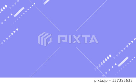 幾何学模様の図形が両端に配置された背景イラスト　色背景 137355635