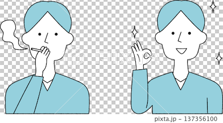 Men who smoke and men who quit smoking 137356100