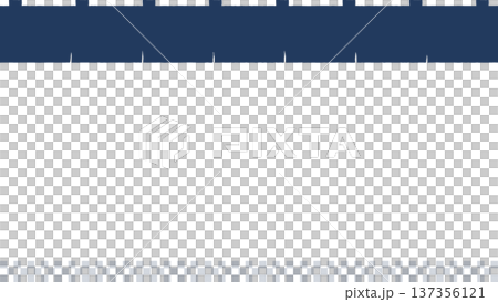 日式藏藍色布幕搭配格紋背景框。非常適合用於日式餐廳、節日慶典和新年促銷活動的橫幅和公告。 137356121