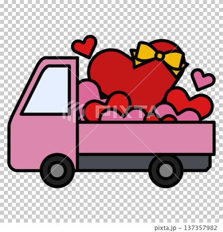 溢れるほどのハートを運ぶトラック 溢れるほどのハートを運ぶトラック 137357982
