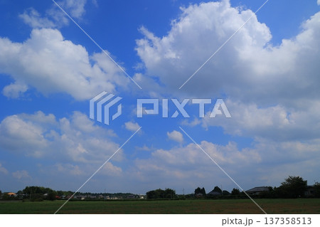 青空に浮かぶ雲 青空に浮かぶ雲 137358513