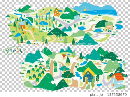 Mountain town 137358670