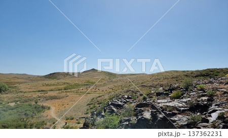 Beautiful Landscape With Mountains And Blue Sky Beautiful Landscape With Mountains And Blue Sky 137362231