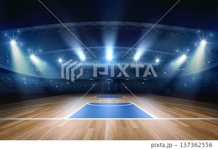 Basketball arena Basketball arena 137362556