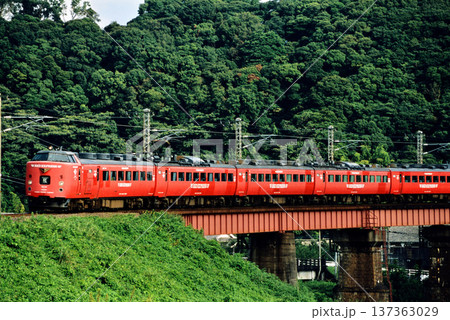 2007年　日豊本線を走る485系特急にちりん 137363029