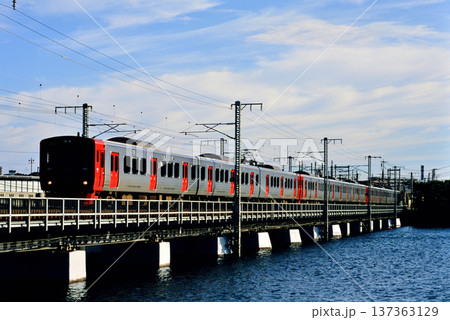 2007年　鹿児島本線を走る813系普通電車9両 137363129