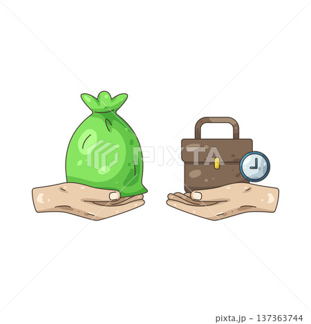 Illustration of Salary  137363744