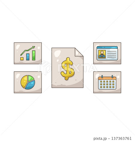 Illustration of Financial management concept Illustration of Financial management concept 137363761