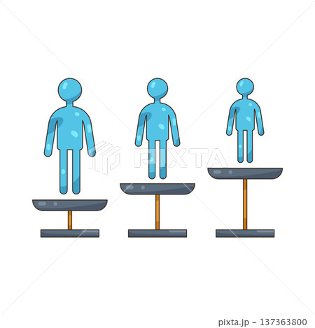 Illustration of equality Illustration of equality 137363800