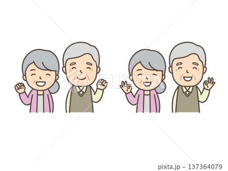 シニア夫婦 シニア夫婦 137364079